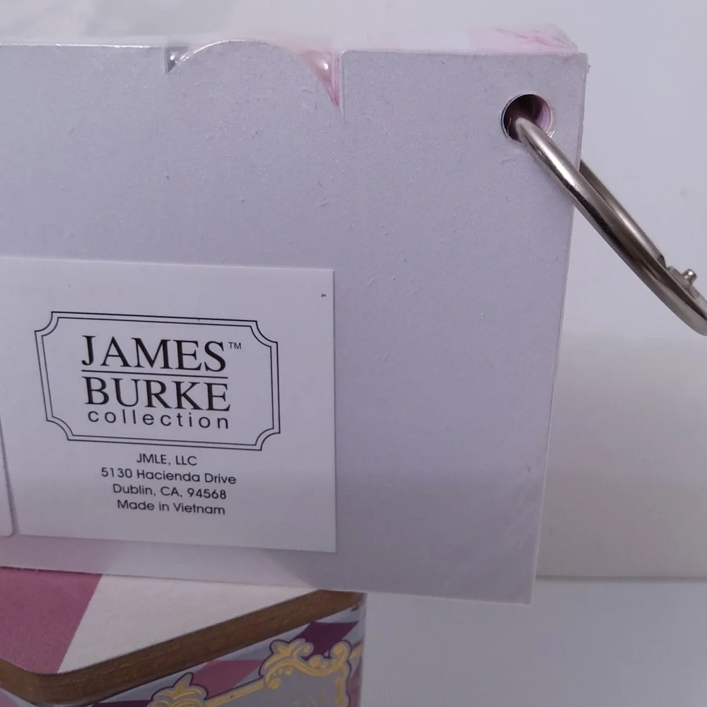 James Burke Collection Colorful Block Letter Notes, New-in-Pack